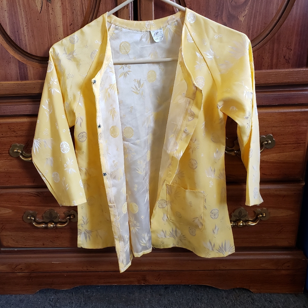 Cheongsam type shirt